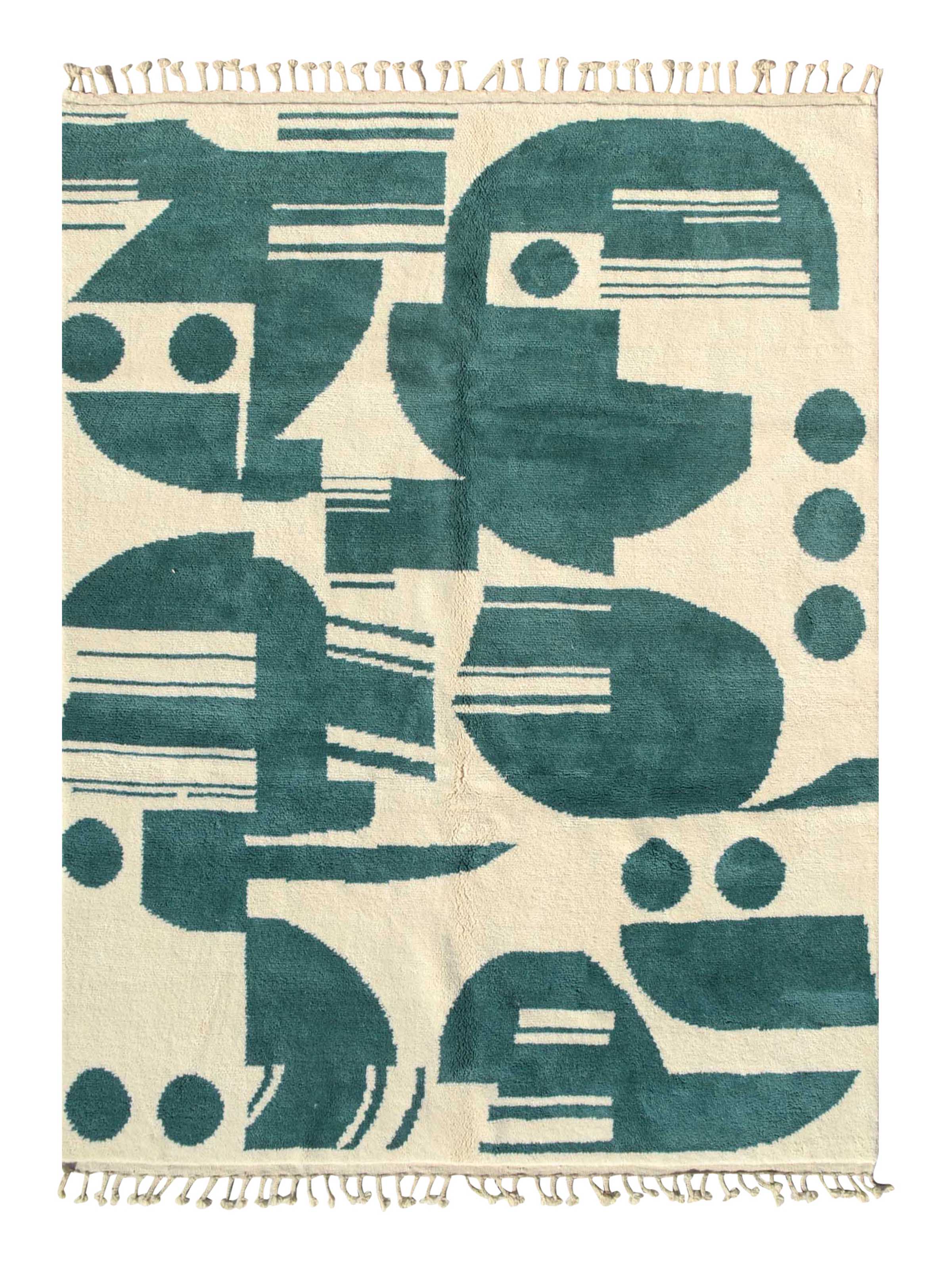 Discover Modern Azure: A Contemporary Teal Rug for Stylish Living Spaces