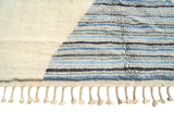 Discover Tranquility with Skyway - Handmade Blue Arrow Rugs