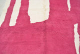 Elegant Fusion: Handmade Moroccan Rug | Artisan Crafted Luxury