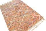 Flare | 4'2"x6' Vibrant Colorful Geometric Moroccan Area Rug