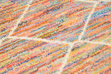 Flare | 4'2"x6' Vibrant Colorful Geometric Moroccan Area Rug