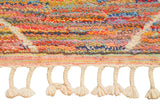 Flare | 4'2"x6' Vibrant Colorful Geometric Moroccan Area Rug