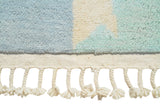 Forest | 6'x9' Abstract Green & Blue Nature Moroccan Area Rug