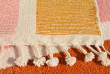 Gilded Rose | 8'x10' Textured Pink & Gold Boujaad Area Rug