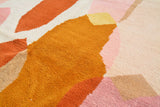 Gilded Rose | 8'x10' Textured Pink & Gold Boujaad Area Rug