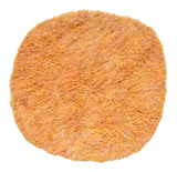 Gleam | 6' Round Golden Orange Plush Boujaad Area Rug