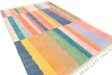 Jubilee: Handwoven Moroccan Wool Rug - Colorful Boho Rug - Illuminate Collective