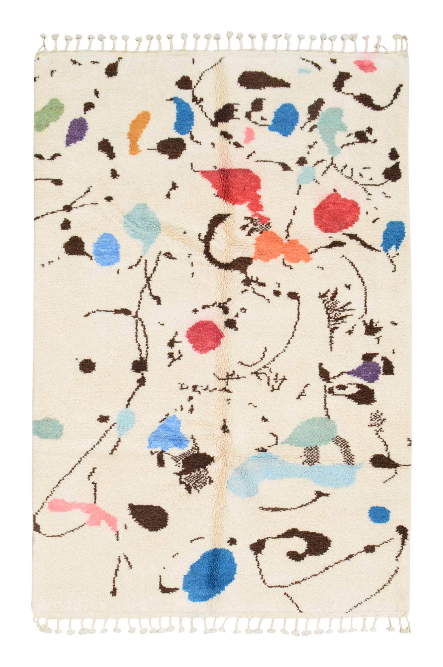 Masterpiece Magic | Handmade Moroccan Rug Inspired by Artistry