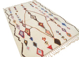 Mystic Symbols | 5'x8' Tribal Geometric Boho Moroccan Area Rug