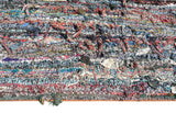Nightfall Vintage Moroccan Rug - Handcrafted Artisanal 4'8" x 8' Eco-Friendly