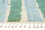 Nostalgia | 5'x8' Blue & Green Abstract Azilal Area Rug