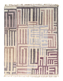 Purple Puzzle Handmade Moroccan Rug