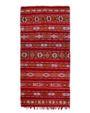Red Vintage Moroccan Flatweave Rug | 6 x 11