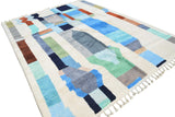 Riptide | 8'x10' Coastal Blue & Green Abstract Azilal Area Rug