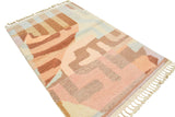 Sundown – Moroccan Handmade Wool Rug | 4' x 6' Earthy Abstract Design