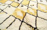 Sunflare - Luxurious Yellow Diamonds Rug | Illuminate Collective