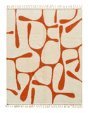 Vesper | 8'x10' Honey Gold & Cream Abstract Lattice Area Rug
