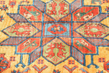 Vintage Oasis | Handmade Moroccan Rug with Intricate Patterns