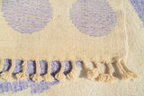 Wonderscapes | 8'x10' Dusty Purple & Cream Modern Abstract Area Rug