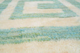 Aqua Runner Kuba I Moroccan Rug Living Room
