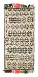 Black And White Rug - Vintage Moroccan Rug - Illuminate Collective