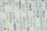 Blue Arrows Handmade Rug - Add a Modern Touch to Your Home
