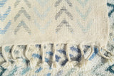 Blue Arrows Handmade Rug - Add a Modern Touch to Your Home