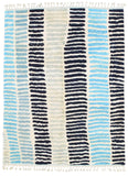 Blue Columns Handmade Rug I Moroccan outdoor rugs