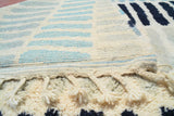Blue Columns Handmade Rug I Moroccan outdoor rugs