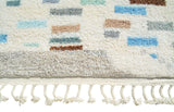 Blue Dotted Delight Handmade Rug - Add Charm and Elegance to Your Home