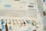 Blue Dotted Delight Handmade Rug - Add Charm and Elegance to Your Home