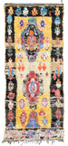 Boucharouette Runner Vintage Rug