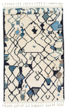Broken Berber Navy Rug I Moroccan Rug