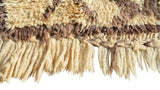 Brown And Blue Rugs | Vintage Moroccan Rug Illuminate Collective