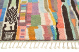 Color Craze - Handmade Moroccan Rug with a colorful design - Add a touch of excitement to your home