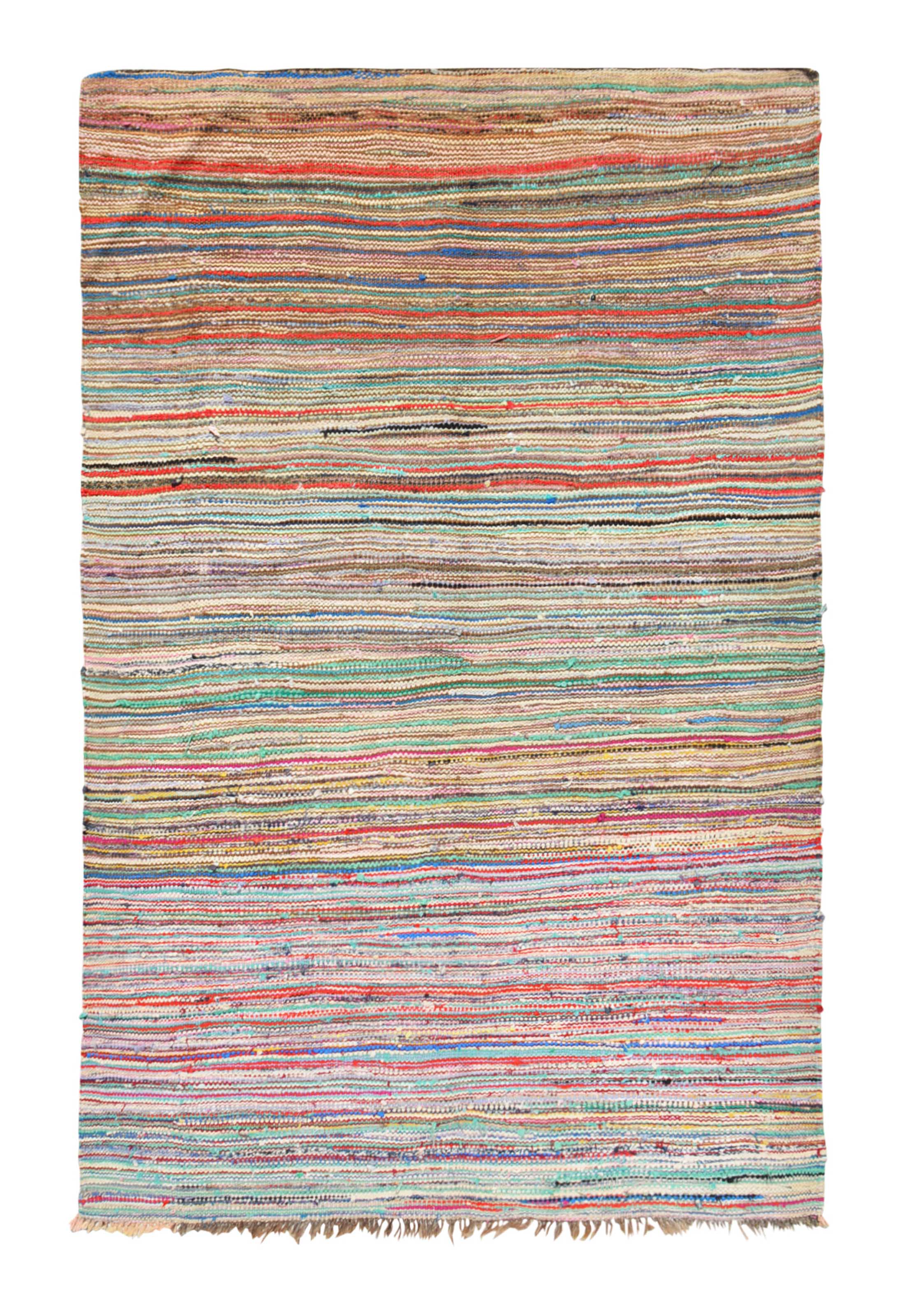 Flatweave lines Handmade Rug