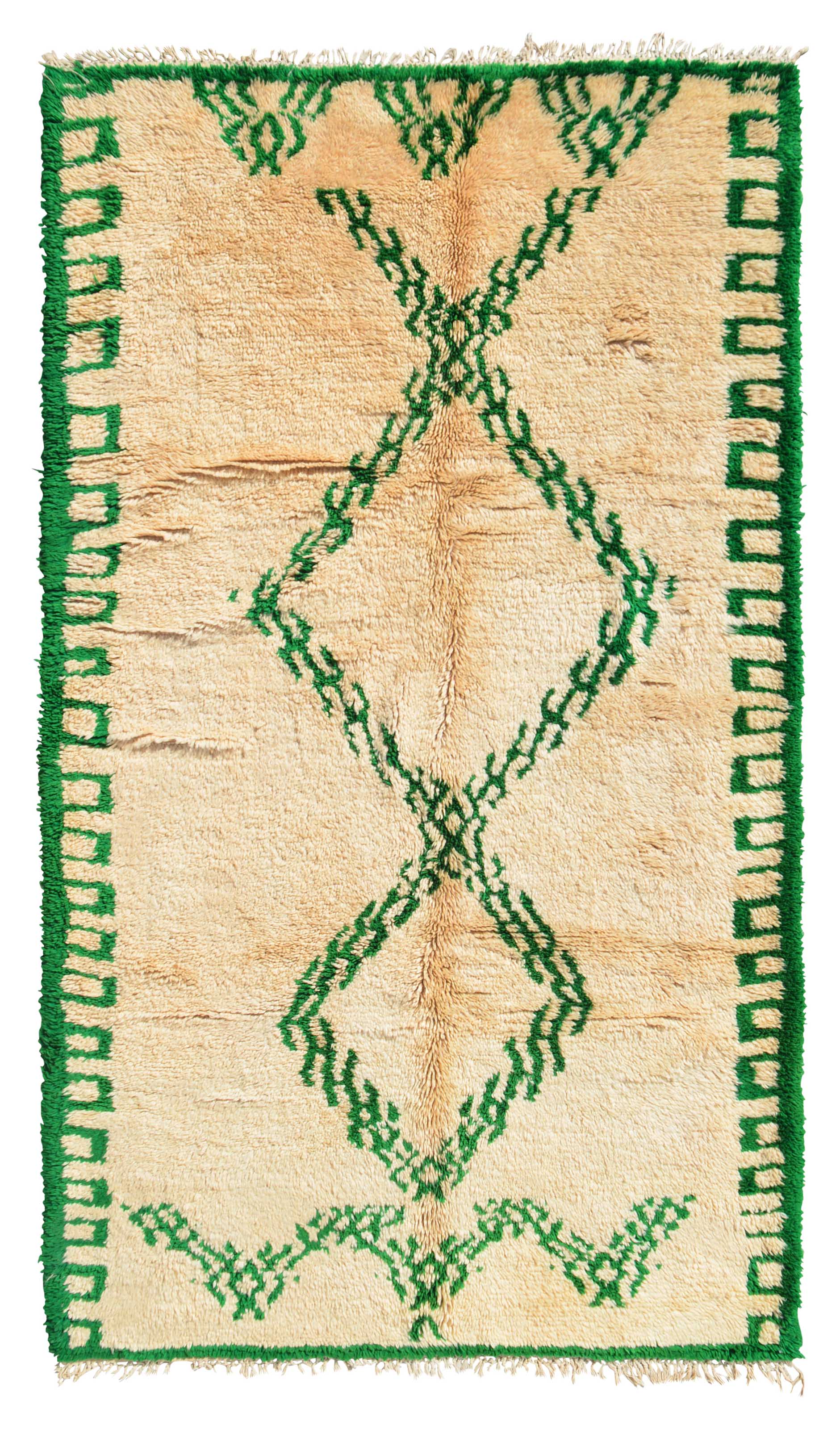 Green Moroccan Rugs Vintage Moroccan Rug | Illuminate Collective