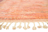 Handmade Moroccan Blend Rug with Strips