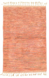 Handmade Moroccan Blend Rug with Strips