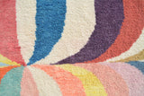Handmade Moroccan Rug with Colorful Circles - Add a touch of joy to your home