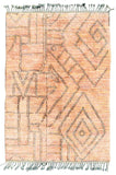 Kuba-Inspired Handmade Moroccan Rug - Brave