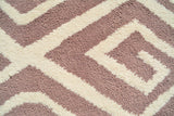 Lavender Luxe - Handmade Moroccan Rug with Purple Diamonds - Add a touch of elegance to your home