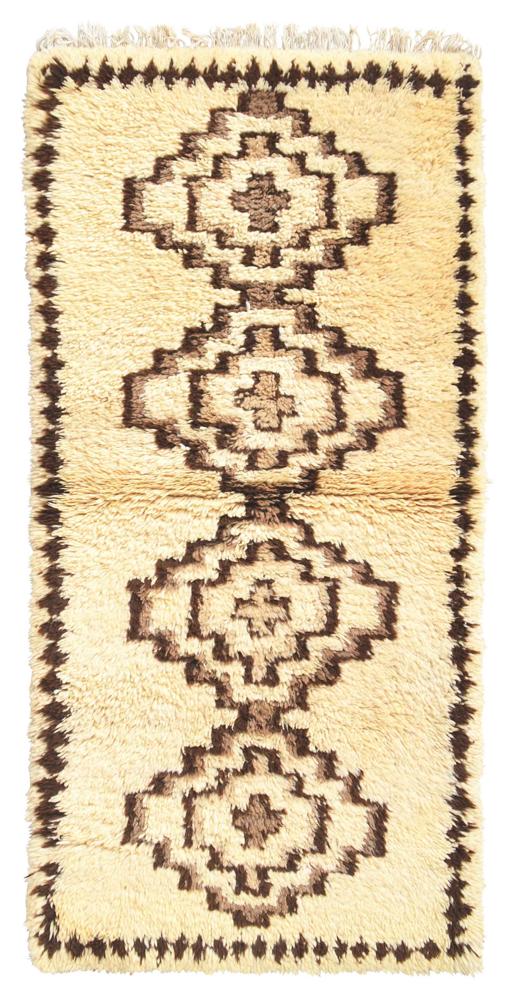 Luxury Rugs for Living Room | Vintage Braided Rugs Moroccan Rug Small Size | Illuminate Collective