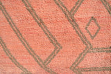 Moroccan Mood - Handmade Pink Mudcloth Moroccan Rug