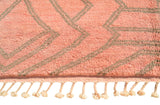 Moroccan Mood - Handmade Pink Mudcloth Moroccan Rug