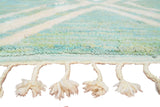 Moroccan Rug Aqua Runner Kuba I Moroccan Rug Living Room Illuminate Collective
