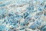 Moroccan Style Rug | Blue and White Rugs