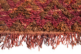 Orange And Pink Rug | Vintage Moroccan Rug