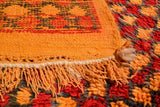Orange And Red Vintage Rug | Illuminate Collective