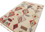 Pink And Red Rug | Colorful Moroccan Rug